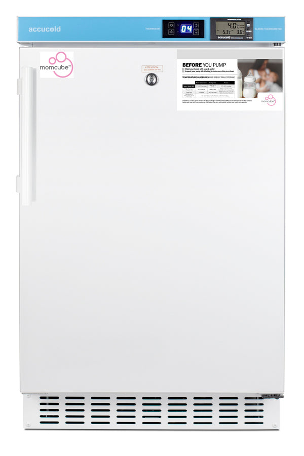 Accucold Built-in ADA compliant MOMCUBE breast milk refrigerator (Model ACR45LMCLHD)