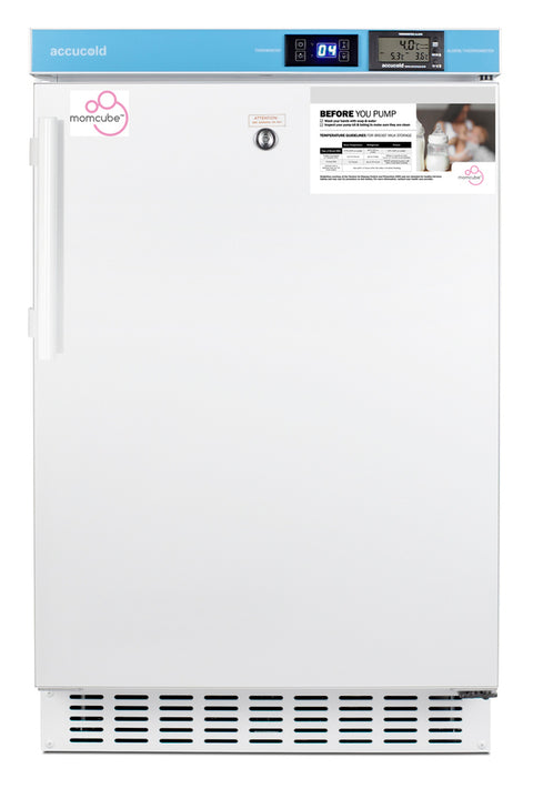 Accucold Built-in ADA compliant MOMCUBE breast milk refrigerator (Model ACR45LMCLHD)