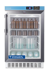 Accucold Pharmacy Series ADA compliant 20" wide built-in undercounter all-refrigerator – ACR46GLCAL - Full