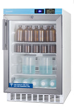 Accucold Pharmacy Series ADA compliant 20" wide built-in undercounter, Left Hinge, Combination Lock – ACR46GLCALLHD