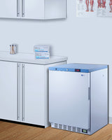 Accucold Healthcare all-refrigerator for vaccine storage with self-closing door and lock (Model ACR51WLHD)
