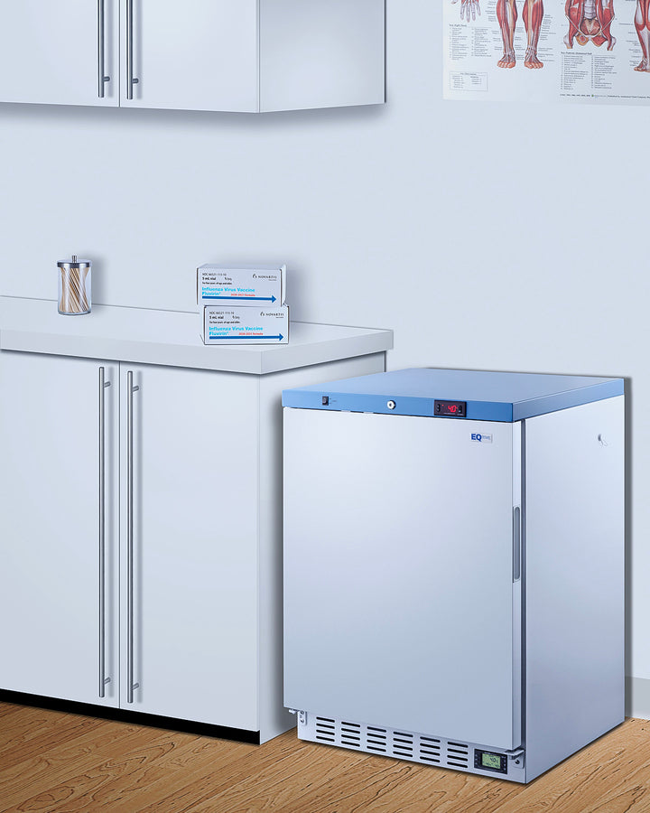 Accucold Healthcare all-refrigerator for vaccine storage with self-closing door and lock (Model ACR51WLHD)
