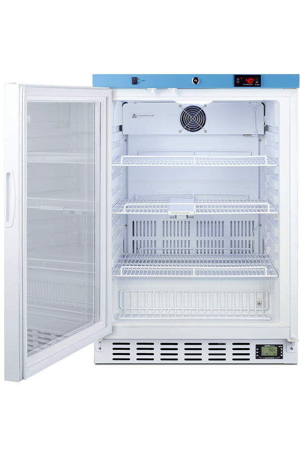Healthcare all-refrigerator for vaccine storage with self-closing door and lock (Model ACR52GLHD)
