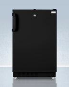 Accucold Built-in undercounter, ADA compliant refrigerator-freezer in black, Left Hinge – ADA302BRFZLHD