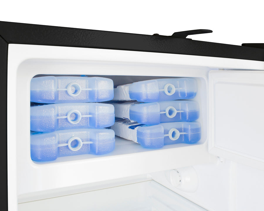Accucold Built-in undercounter, ADA compliant refrigerator-freezer in black, Left Hinge – ADA302BRFZLHD - Detail 3