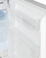 20" wide built-in undercounter ADA compliant refrigerator-freezer with a front lock and copper handle, ADA (Model ADA302