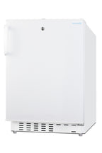 Accucold 20" wide built-in undercounter ADA compliant refrigerator-freezer with a front lock, ADA (Model ADA302RFZLHD)