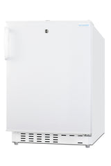 Accucold 20" wide built-in undercounter ADA compliant refrigerator-freezer with a front lock, ADA (Model ADA302RFZLHD)