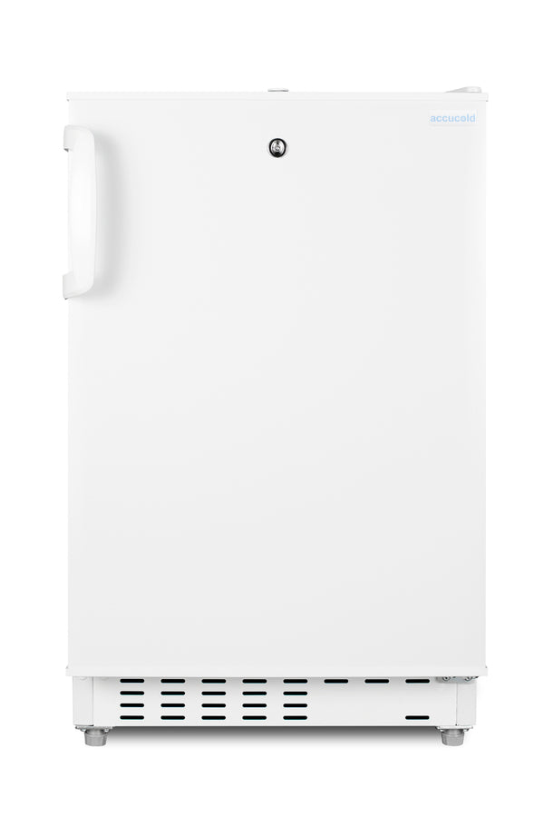 20" wide built-in undercounter ADA compliant refrigerator-freezer with a front lock, ADA (Model ADA302RFZLHD) Secondary image