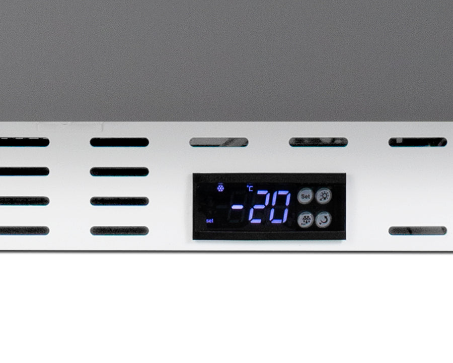 Accucold Built-in ADA compliant vaccine all-freezer with stainless steel door, copper handle, and lock, ADA (Model ADA305AFSSTBCLHD)