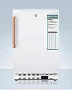 Accucold Built-in undercounter -25ºC ADA compliant all-freezer in white with lock, Towel Bar, Left Hinge –