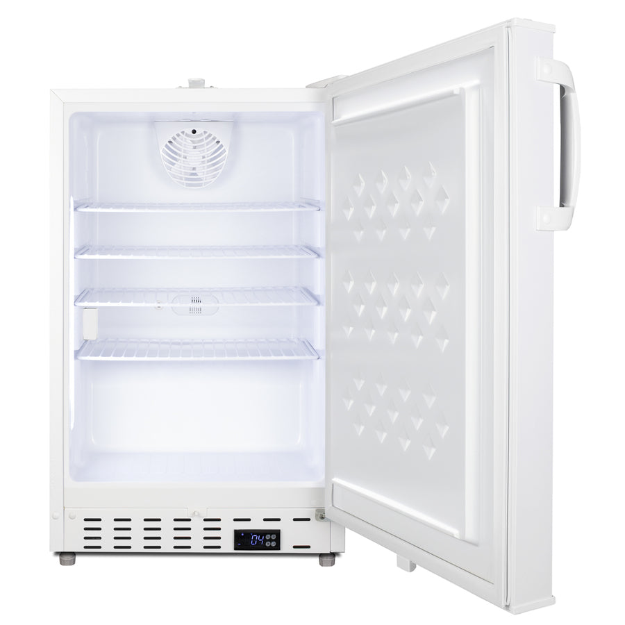Built-in ADA compliant healthcare all-refrigerator with alarm/thermometer, ADA (Model ADA404REFAL)