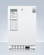 Accucold Built-in undercounter ADA compliant +2°C to +8°C all-refrigerator in white, Left Hinge, Combination Lock –