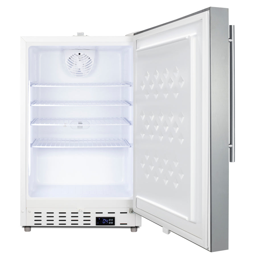 Accucold Built-in ADA compliant healthcare all-refrigerator, ADA (Model ADA404REFSSHV)