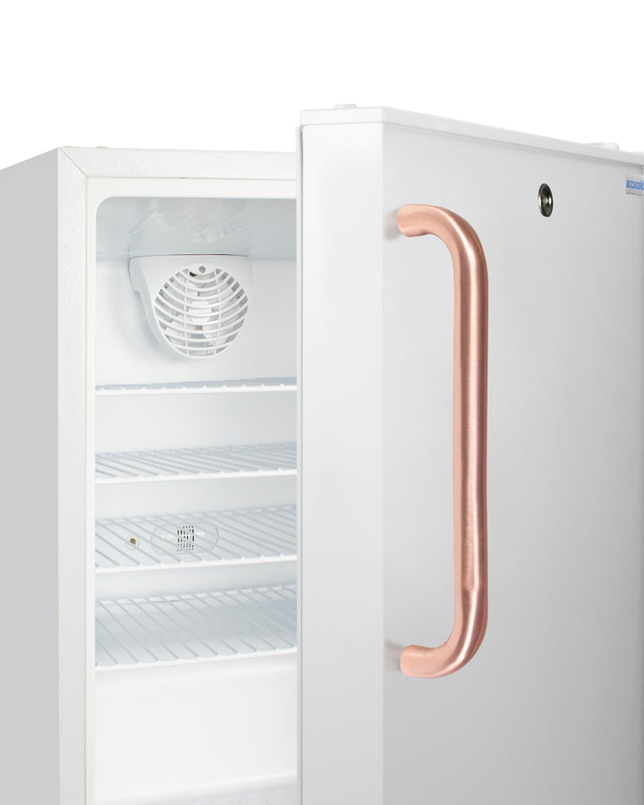 Accucold Built-in ADA compliant healthcare all-refrigerator with lock and copper handle, ADA (Model ADA404REFTBCLHD)