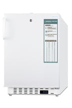 Accucold Built-in undercounter ADA compliant +2°C to +8°C all-refrigerator in white, Stainless Steel, Towel Bar, Left Hinge – ADA404REFSSTBCLHD - Angle