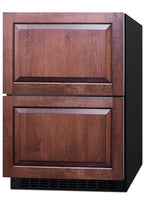 24" wide panel-ready indoor/outdoor ADA compliant 2-drawer all-freezer