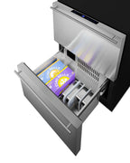 24" wide panel-ready indoor/outdoor ADA compliant 2-drawer all-freezer