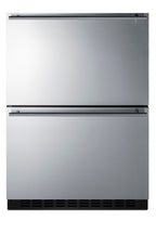 Accucold 24" wide outdoor ADA compliant 2-drawer all-freezer