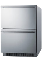 Accucold 24" wide indoor/outdoor ADA compliant 2-drawer all-freezer (Model ADFD2D24PNR)