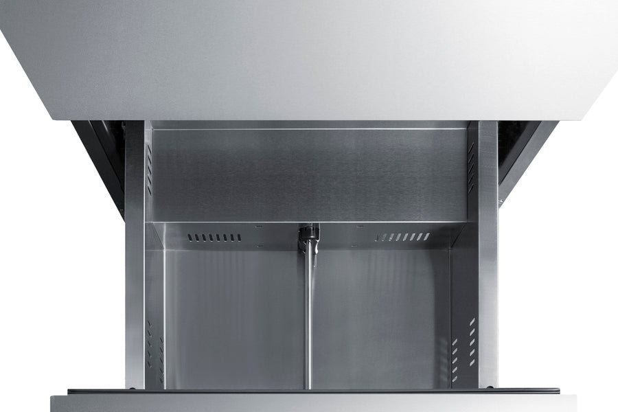 Accucold 24" wide indoor/outdoor ADA compliant 2-drawer all-freezer (Model ADFD2D24PNR)