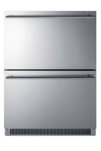 Accucold 24" wide indoor/outdoor ADA compliant 2-drawer all-freezer (Model ADFD2D24PNR)
