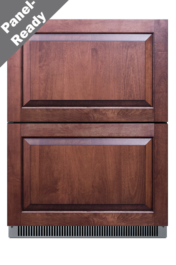 Accucold 24" wide indoor/outdoor ADA compliant 2-drawer all-freezer (Model ADFD2D24PNR)