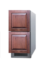 15" wide indoor/outdoor ADA compliant drawer refrigerator in stainless steel