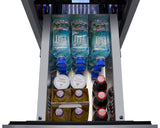 15" wide indoor/outdoor ADA compliant drawer refrigerator in stainless steel