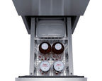 15" wide indoor/outdoor ADA compliant drawer refrigerator in stainless steel