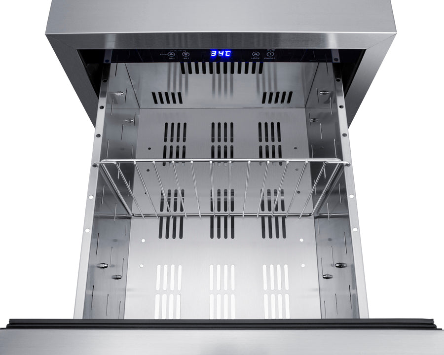 Accucold 18" Wide Indoor/Outdoor Drawer Refrigerator in Stainless Steel – ADRD18H34