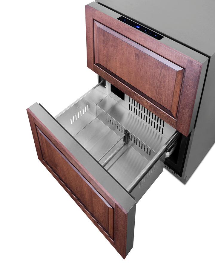 Accucold 24 in. wide ADA compliant 2-drawer all-refrigerator for indoor or outdoor, Stainless Steel – ADRD241CSS - Bottom