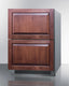 15" wide indoor/outdoor ADA compliant panel-ready drawer refrigerator in stainless steel