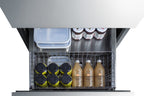 Accucold Commercially listed ENERGY STAR certified panel-ready 2-drawer all-refrigerator – ADRD24PNR - Bottom Drawer