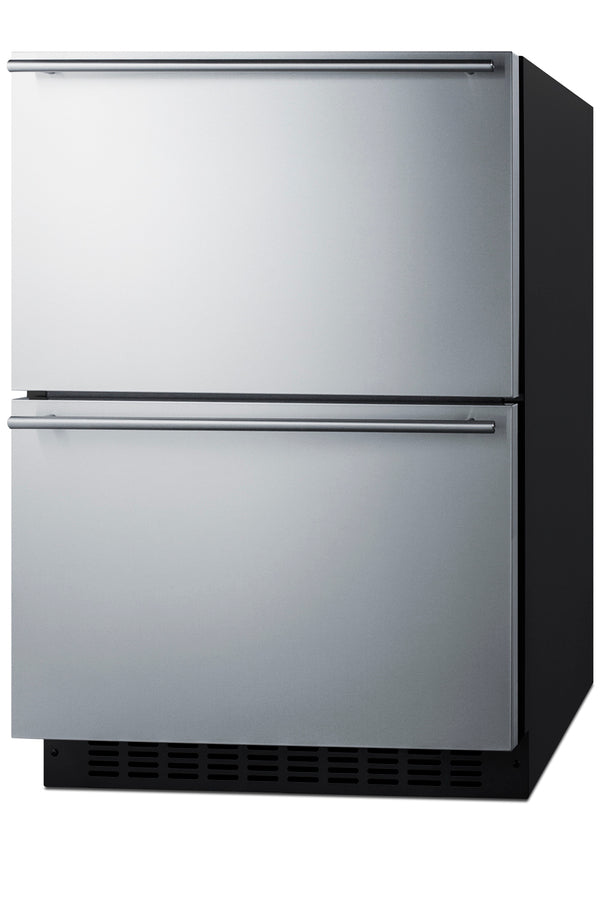 Accucold 24" wide outdoor ADA compliant 2-drawer all-refrigerator-freezer