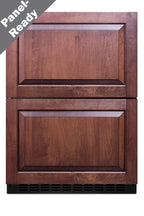 Accucold 24" wide outdoor ADA compliant 2-drawer all-refrigerator-freezer