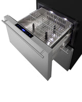 24" wide panel-ready indoor/outdoor ADA compliant 2-drawer all-refrigerator-freezer