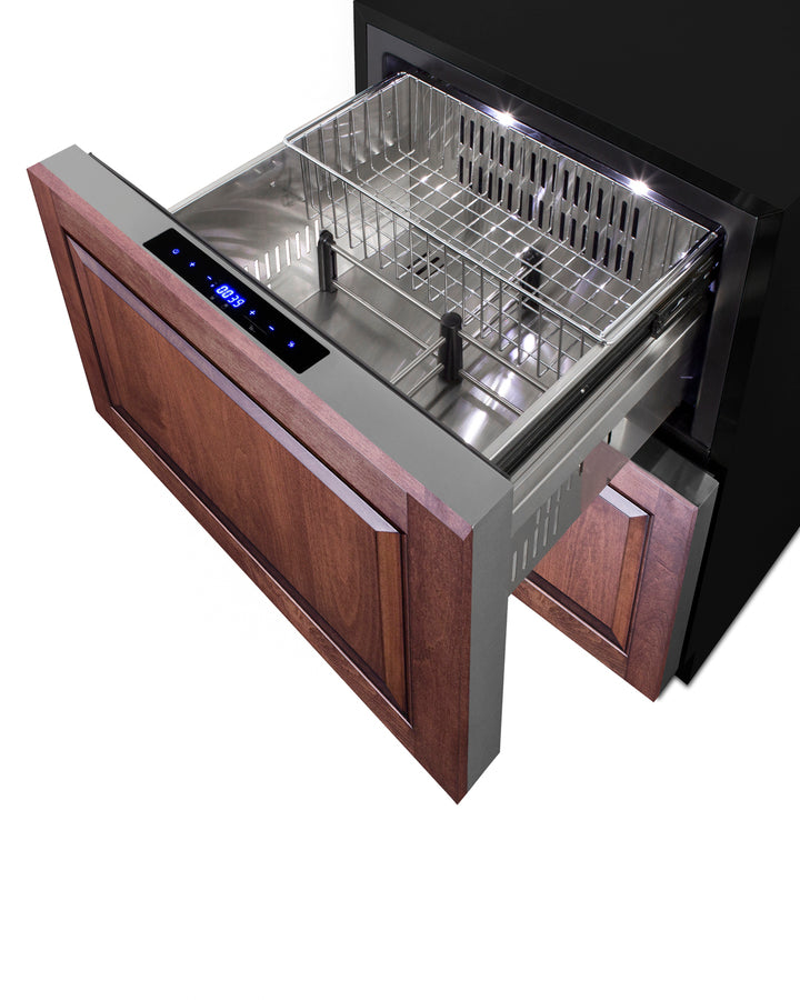 Accucold 24" wide outdoor ADA compliant 2-drawer all-refrigerator-freezer