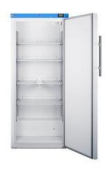 Upright 18 cu.ft. manual defrost commercial all-freezer with lock (Model AFM19W)