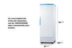 Accucold Performance Series upright frost-free Pharma-Vac all-freezer (Model AFS17PV)