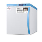 MOMCUBE countertop all-freezer for breast milk storage (Model AFZ1PVMCLHD) - Angle