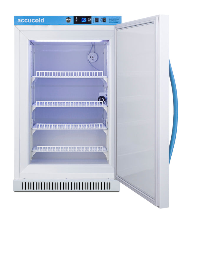 MOMCUBE ADA height all-freezer for breast milk storage, ADA (Model AFZ2PVBIADAMC) - Open