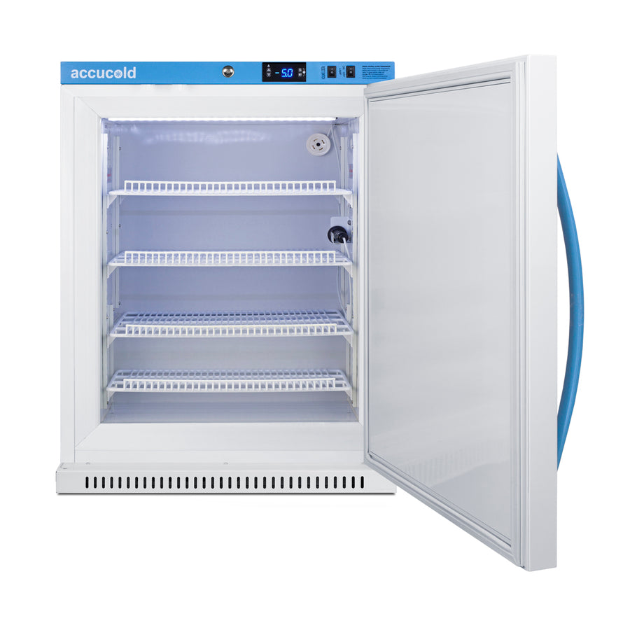 MOMCUBE ADA height all-freezer for breast milk storage, ADA (Model AFZ5PVBIADAMC) - Open