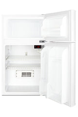 Accucold General purpose counter height 2-door refrigerator-freezer with digital, Left Hinge, ADA – AGP34RFADALHD - Open