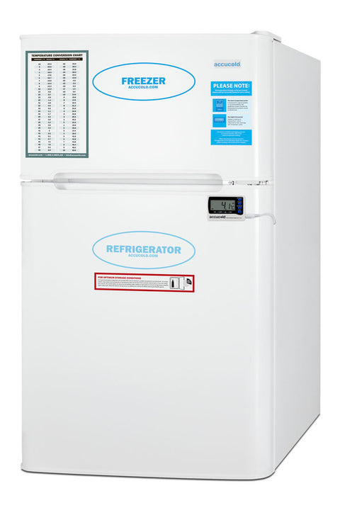 19" Wide General Purpose Refrigerator-Freezer (Model AGP34RF) - Angle