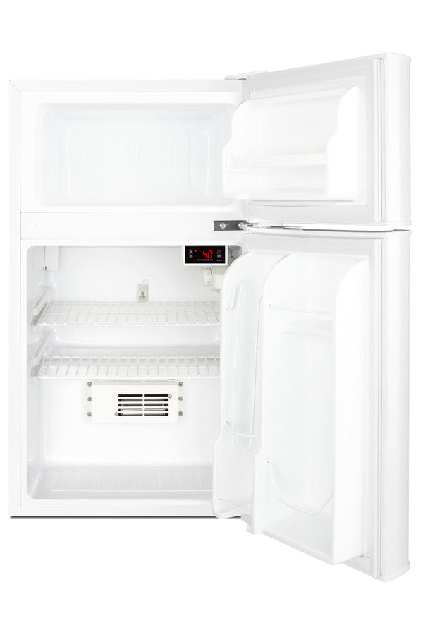 Accucold General purpose counter height 2-door refrigerator-freezer with digital, Left Hinge – AGP34RFLHD - Open