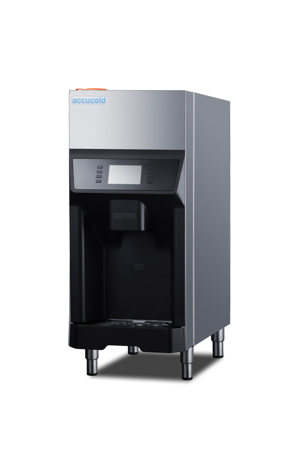 Accucold ENERGY STAR certified commercial ice + water dispenser with 220 lb – AIWD220 - Angle