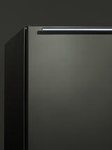 Accucold Built-in undercounter ADA compliant all-refrigerator with black stainless steel door, horizontal handle, black cabinet, (Model AL54KSHH)