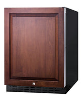 Accucold Built-in undercounter ADA compliant all-refrigerator with panel-ready door, black cabinet, door storage, digital control (Model AL55IFLHD)