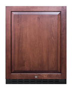 Accucold Built-in undercounter ADA compliant all-refrigerator with panel-ready door, black cabinet, door storage, digital control (Model AL55IFLHD)